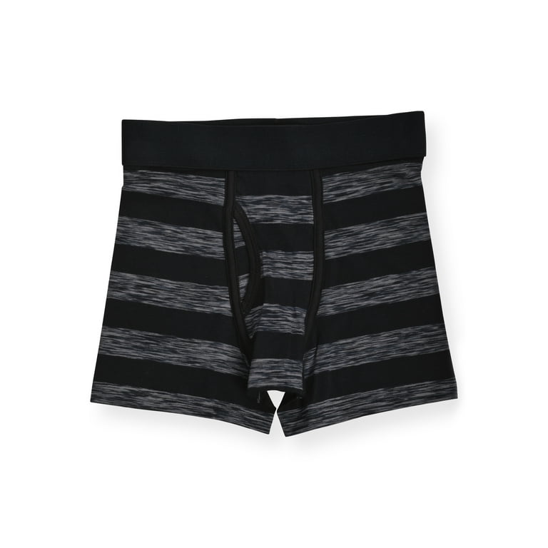 Action Fitness Wonderballs Pima Cotton Boxer Briefs - Black - Pack