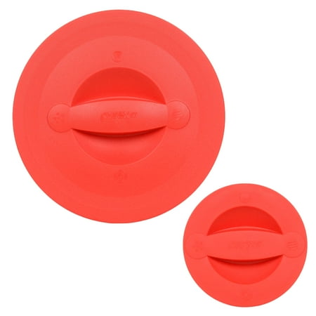 Pyrex Red Lid Combo Pack for 2-Cup & 8-Cup Pyrex Measuring Cups (Glassware Sold Separately)