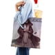 thumbnail image 4 of Obi-Wan Bolso de tela con estampado de lienzo para mujer, bolsa de compras reutilizable y estética, con cremallera interior, regalo para mujer,40*40cm., 4 of 6