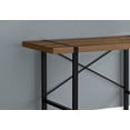 Waltmart Desk Computer In Store 48-Inch Computer Desk with Walnut Laminate Top and Black Metal Frame ...
