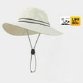 thumbnail image 5 of Summer Wide Brim Fisherman Hat for Men and Women Travel Hats Hat for Women with Ponytail Hole Tennis Hat Summer Hats for Men Ladies Visors for Women Phrase Fedora Hats for Women Summer Visor, 5 of 5
