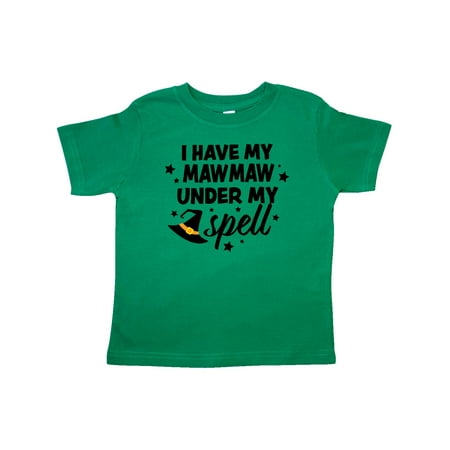 

Inktastic I Have My Mawmaw Under My Spell with Cute Witch Hat Gift Toddler Boy or Toddler Girl T-Shirt