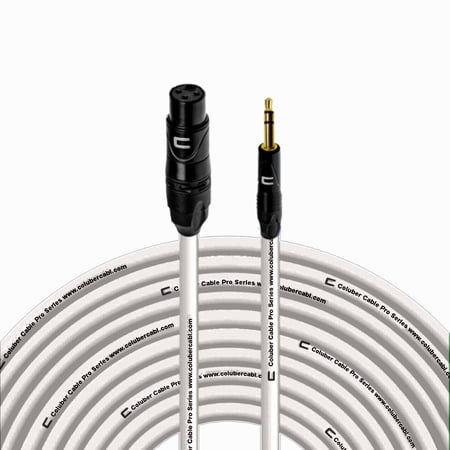 Coluber Cable Balanced XLR Female to 3.5 TRS Male - Audio Microphone Cable