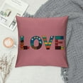 thumbnail image 2 of COMIO  Valentine's Day Pillow Covers Love for Valentines Day Decor Outdoor Modern Farmhouse Anniversary Wedding Decorative Lumbar Throw Pillows Cushion Case Home Decorations for Couch, 2 of 5