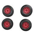 thumbnail image 4 of 1/10 Short Course Truck Tyres,  Road Grip Environmental Friendly RC Short Course Truck Tires Plastic  for Repair Red, 4 of 7