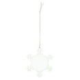 thumbnail image 3 of Weddingstar Ornement de Sapin de Noël Flocon de Neige en Métal Blanc, 3 of 3