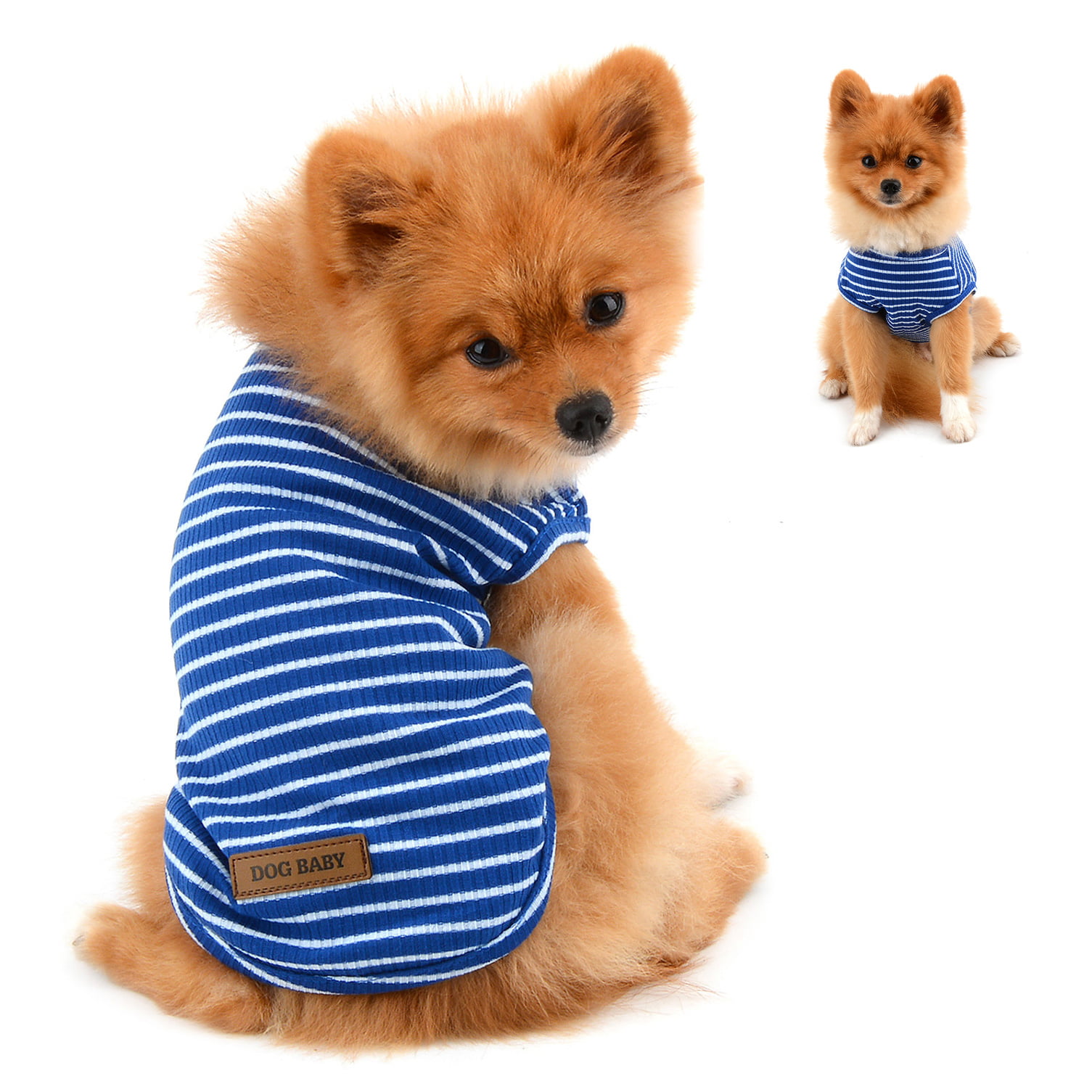 Small Dog Clothes T shirt Pet Puppy Cat Cotton Hoodie for Chihuahua yorkie XS/X 
