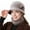 Khaki, variant on Dbuoem 2Pcs/Set Women Winter Hat Scarf Set Elastic Soft Hat Scarf Set