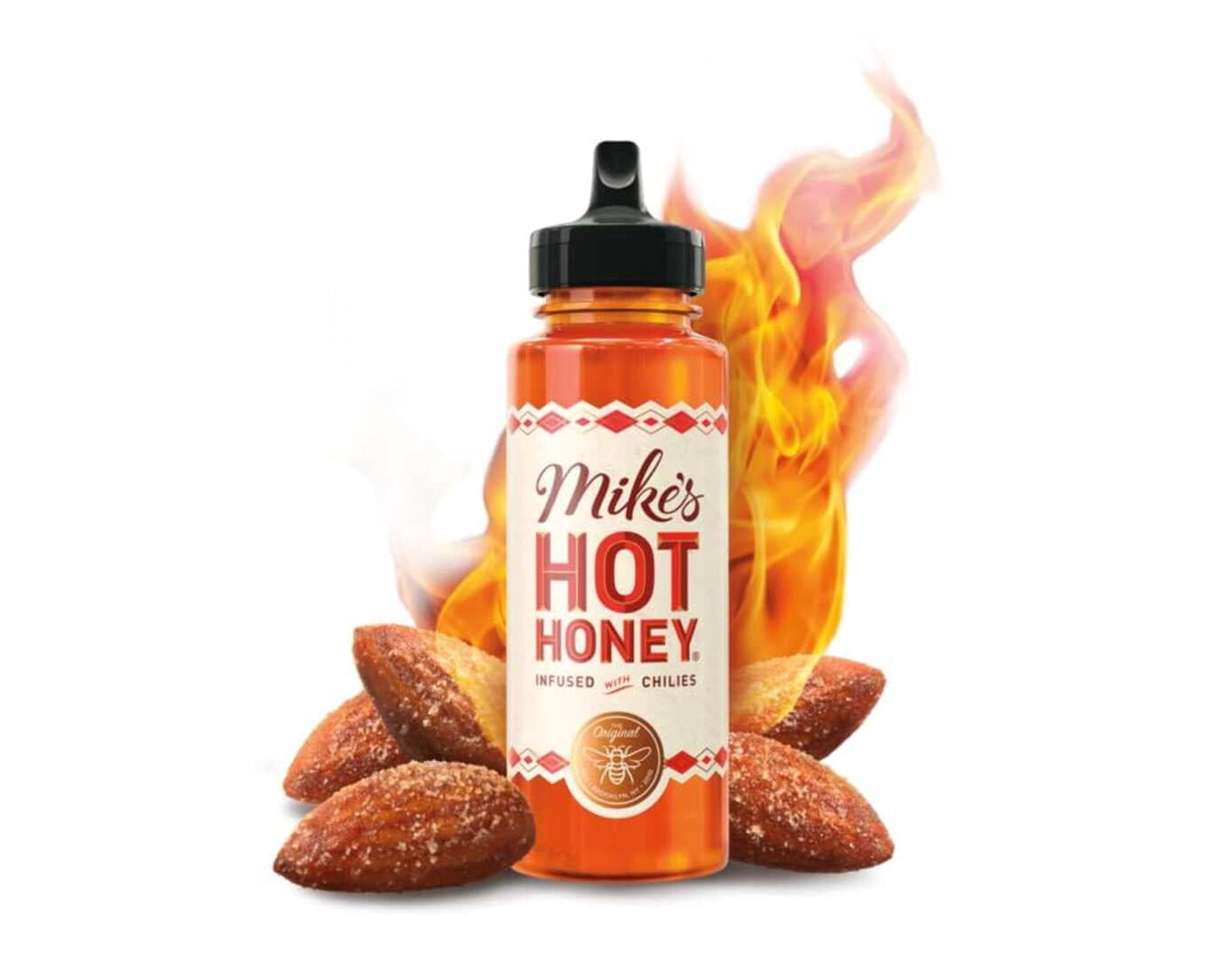Blue Diamond Almonds, Made with Mike’s Hot Honey Infused with Chilies for a Perfect Sweet and Spicy Snack Nut Combination, Pack of 12, 1.5oz. Servings