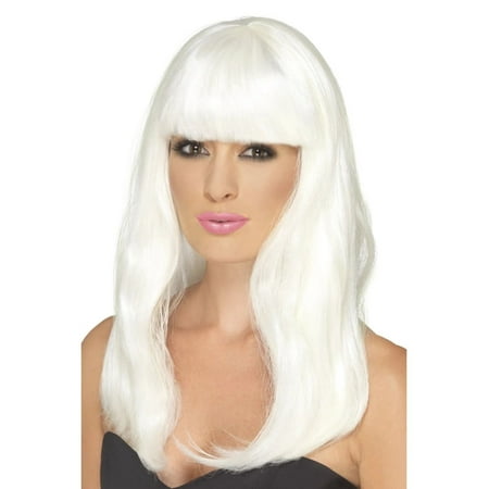 Smiffys 45600 Glam Party Wig, Glow In Th