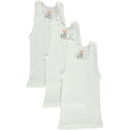 Hanes - Boys Sleeveless A Shirt, 3 Pack - Walmart.com