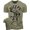 T-Shirt Military Green, variant on Gymish Biceps Killin’ It Men’s Workout T-Shirt – Funny Lifting Gym Tee, Athletic Fitness Shirt for Men