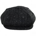 thumbnail image 2 of Sazerac Tweed Wool Blend Newsboy Cap - S - Dark Gray, 2 of 4