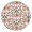 128, variant on Allover Floral Print Round Tablecloth with Elastic Edge, Water-Resistant Polyester Cover, Fits 44-52 Inch Round Tables for Kitchen or Garden