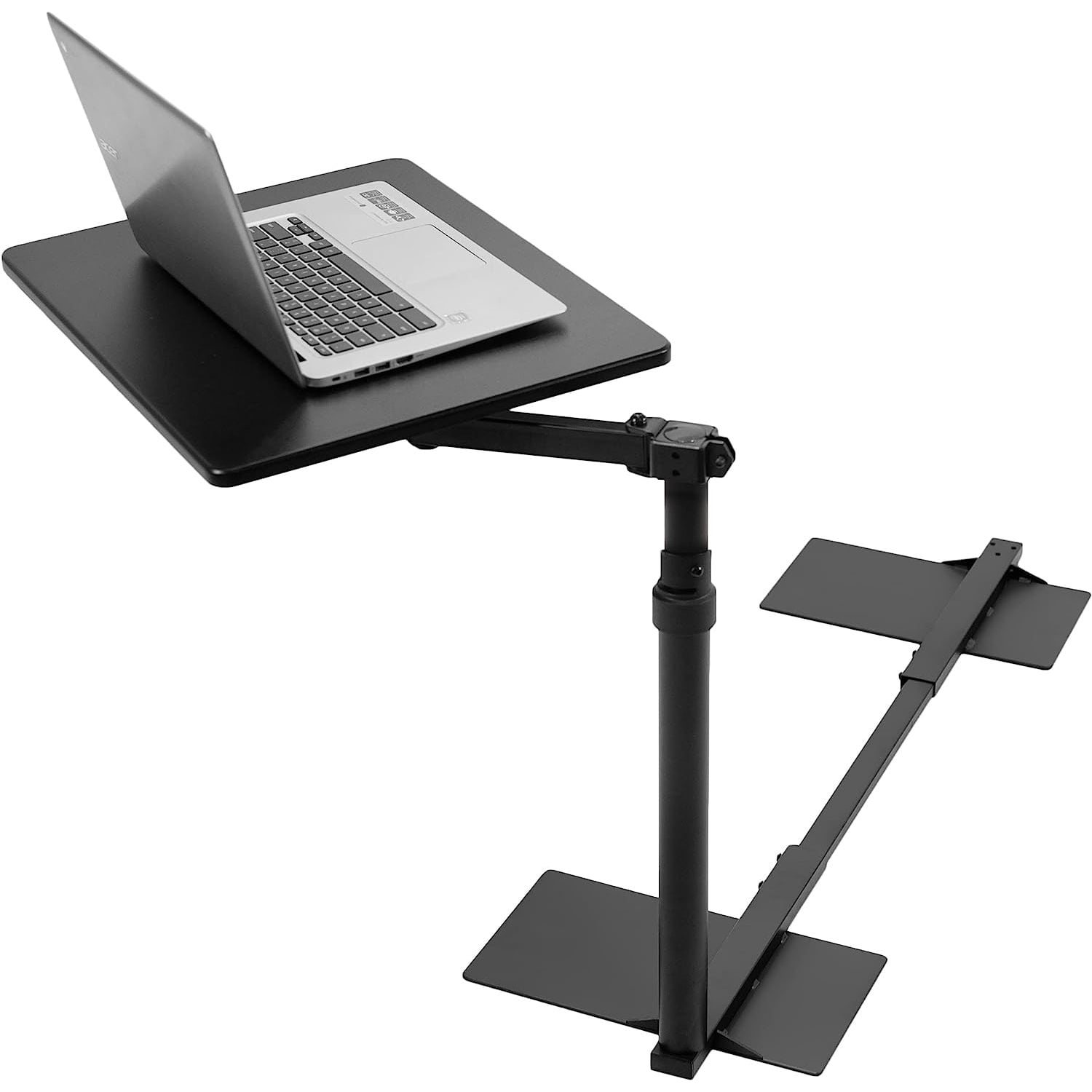 MYXIO 20 inch Over Couch Swivel Table, Laptop Desk for Work, Portable