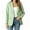 Light green, variant on Womens Solid Color Casual Blazers Open Front Long Sleeve Work Office Jackets Blazer Coat