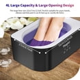 thumbnail image 4 of Paraffin Wax Machine for Hand and Feet, Paraffin Wax Warmer 4000ML Wax Bath with 1800g Paraffin Wax 4.0lbs Quick-Heating Paraffin Bath for Smooth and Soft Skin, 4 of 8