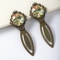 thumbnail image 3 of Dinosaur Vintage Copper-Colored Lace Bookmarks: Stainless Steel Reading Accessories and Book Marks for Book Lovers - Set of 2, 3 of 5