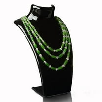 Necklace Mannequin Stand Holder Velvet Pendant Chain Jewelry Display Rack,Necklace Holder Jewelry Organizer,Elegant Jewelry Organizers and Storage,Mannequin Bust Stand for Necklaces