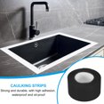 thumbnail image 4 of Uxcell Caulk Tape, Self Adhesive Sealing Tapes Waterproof Toilet Tub Caulk Sealant Strip Sealing Trim Black 1.5" x 10.5 Ft, 4 of 7
