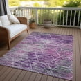 thumbnail image 6 of Addison Rugs Chantille ACN1724 Purple 3' x 5' Indoor/Outdoor, Machine Washable, Easy Clean, Non Shedding, Bedroom, Living Room, Dining Room, Kitchen, Patio Rug, 6 of 7