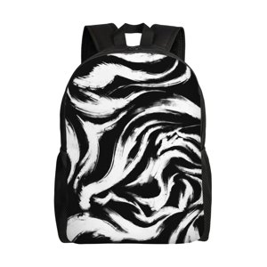 Lsque Leopard And Zebra 2 Travel Laptop Backpack, Business Slim Sturdy Laptops Backpack, Water Resistant College School Computer Bag Gift Fits 15.6 Inch Notebook