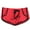 Red, variant on Mens Swim Thong Mens Solid Swim Briefs Drawstring Bikini Sport Swimsuit (Blue,M)