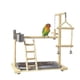 thumbnail image 1 of Parrot Playds With Toys Tray Bird Swing Climbing Hanging Ladder Brid Cocl Und Bird Perches 53x23x36cm, 1 of 5
