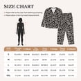 thumbnail image 4 of Fotbe Hand Drawn Snake Pattern Long Sleeve Pajama Set for Women,Sleepwear Set,2-piece Loungewear Set,Soft PJs Comfy Nightwear with Pockets -Small, 4 of 7