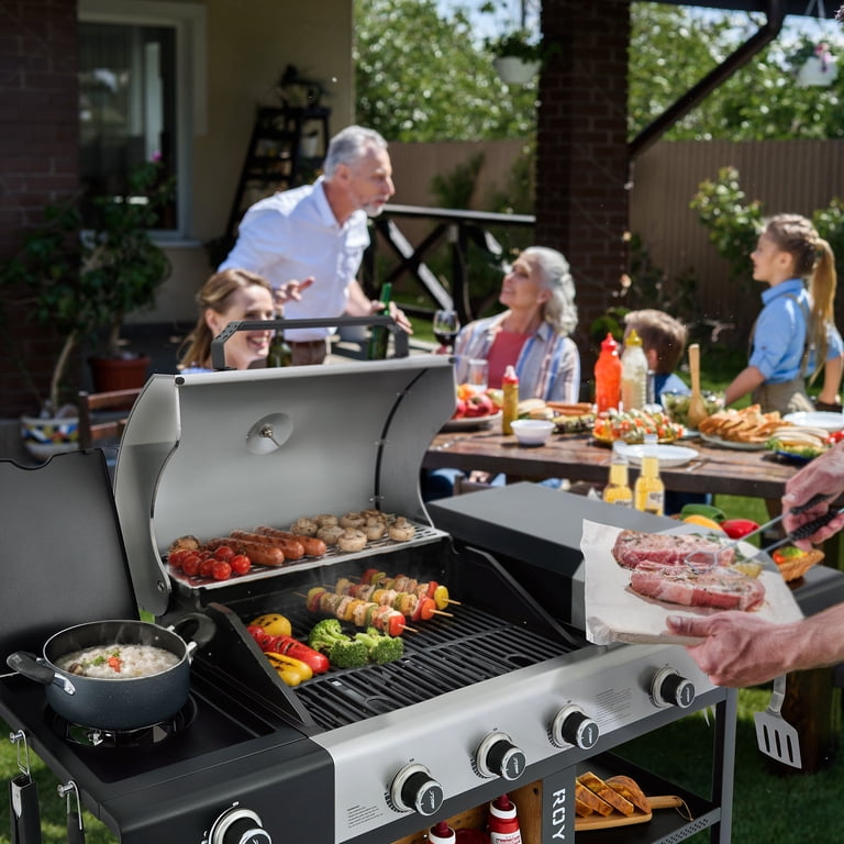 Royal Gourmet ZH3004S Premium Gas Grill and Pizza Oven Combo,with
