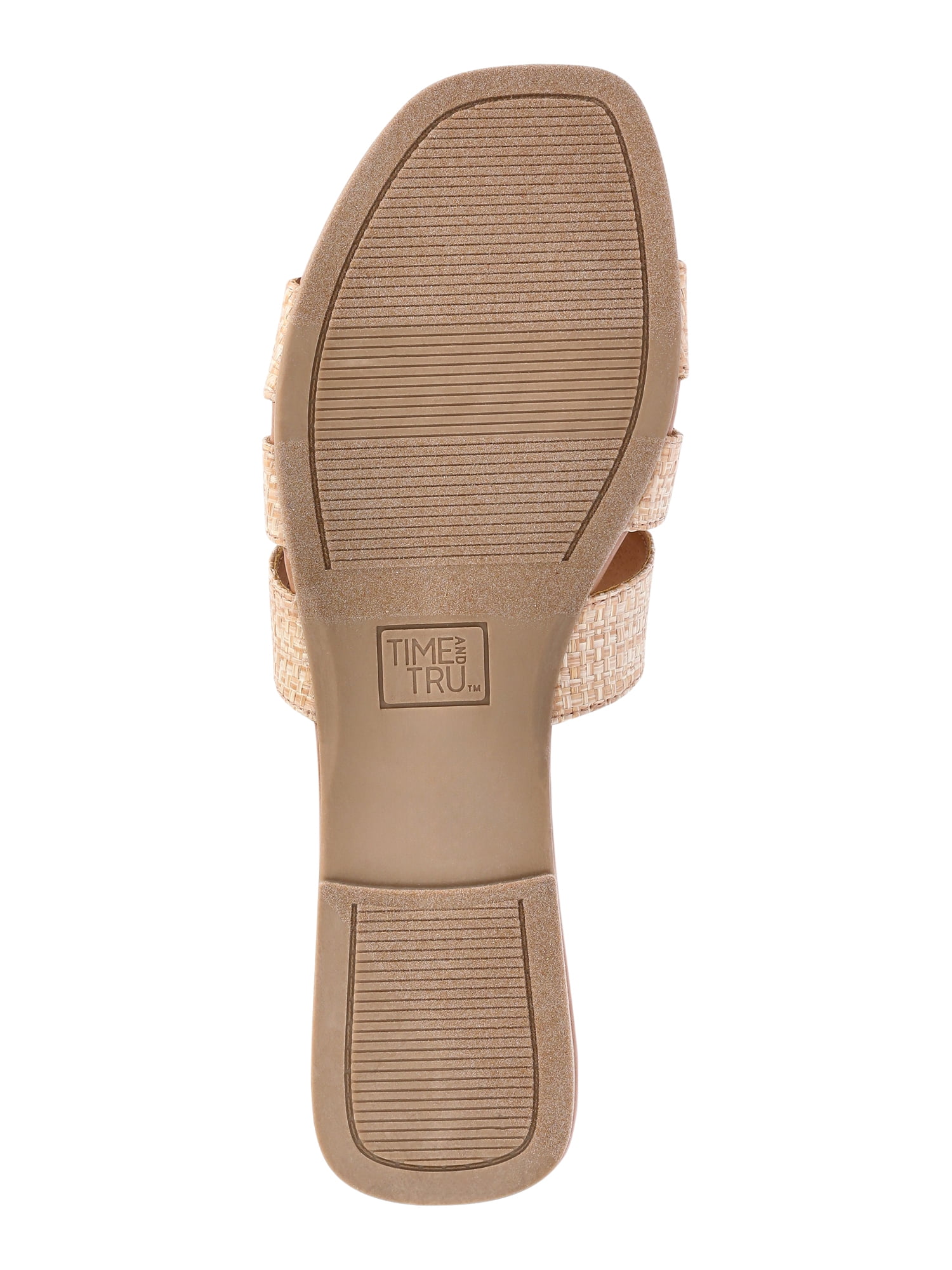 Time and Tru Women's Hardware Slide Sandals
