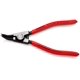 thumbnail image 1 of KNIPEX 46 31 A12 Pinza para anillos de retención exteriores de ejes en ángulo de 45ø recubierto de plástico acabado pavonado 130 mm, 1 of 1