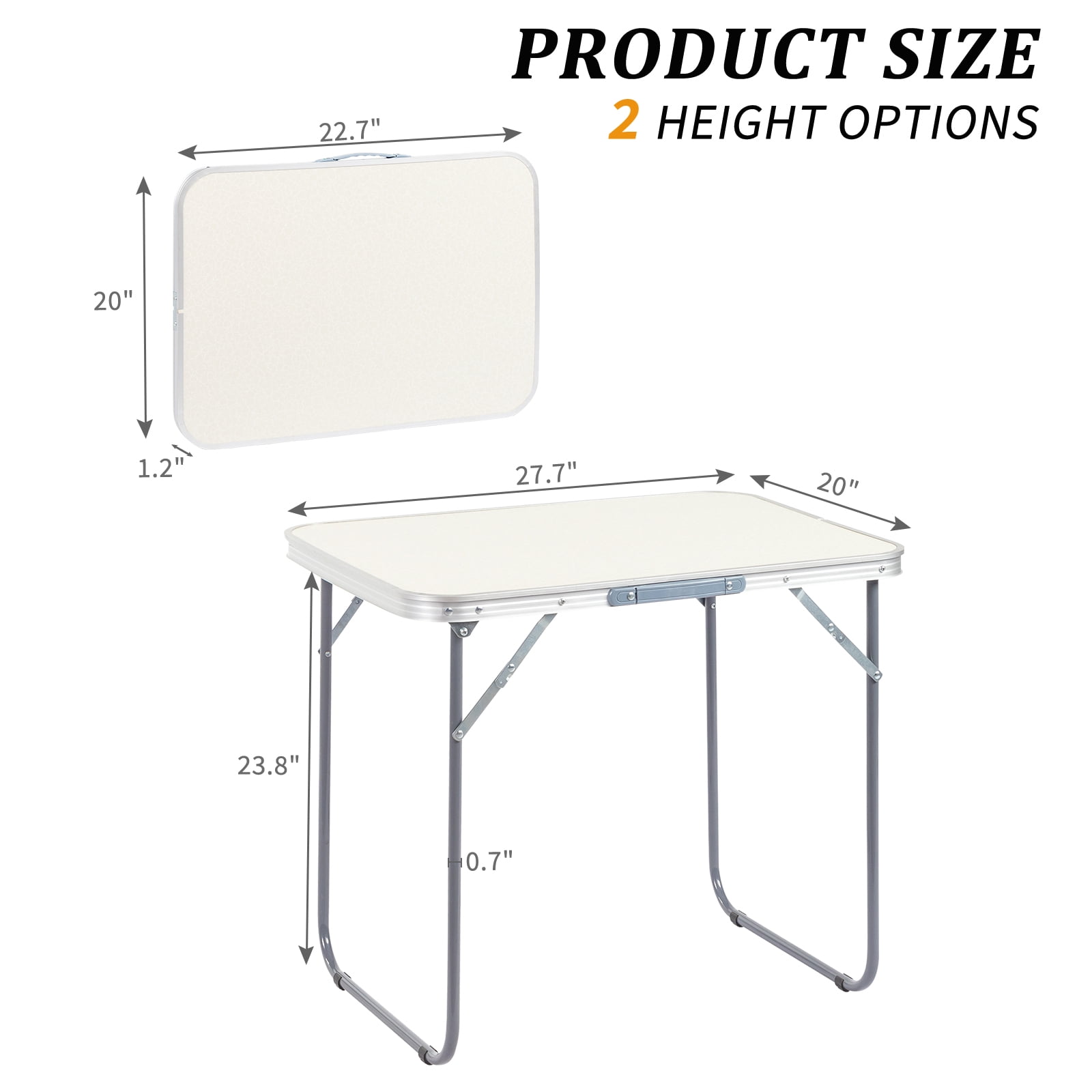 70x50x60cm Aluminum Camping Folding Table