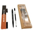 thumbnail image 1 of 1 Beard Ruler, 1 Beard Pen Bradem Clear Out Deal, Symmetr Hair Tool Filler Tool Beard Beard and Set Beard Shaping Shaping Pen Men Hair Care, Hair Brush Multicolor, Hair Brush, 1 of 9