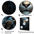 thumbnail image 3 of Designart "Nocturnal Lion Watchers II" Animals Lion Canvas Art Print, 3 of 7