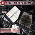 thumbnail image 4 of Unique Bargains Engine Air Filter Filter Air Cleaner Element No.PAH9133A0A for Mazda 3 2019-2024 1 Pc Long Life for Car, 4 of 8