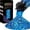Blue, variant on Loose Glitter Sequins for DIY Nail Art Face Body Hair Decoration Craft Laser Shimmer Makeup Supplies Gold foil laser sequins glitter powder facial eye shadow nail enhancement DIY makeup materials