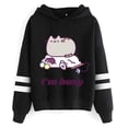 thumbnail image 4 of Ullzang-Sudadera con estampado de gato Pusheen para mujer, ropa con capucha de estilo coreano, Kawaii, Harajuku, 4 of 5