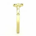 thumbnail image 4 of IP Gold(Ion Plating) Stainless Steel Ring with Top Grade Crystal in Clear for Women Clear Stone Color Style TK3439 Size 8, 4 of 4