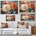 thumbnail image 4 of Designart "Winter'S Enchanting Mums" Mums Canvas Wall Art, 4 of 7