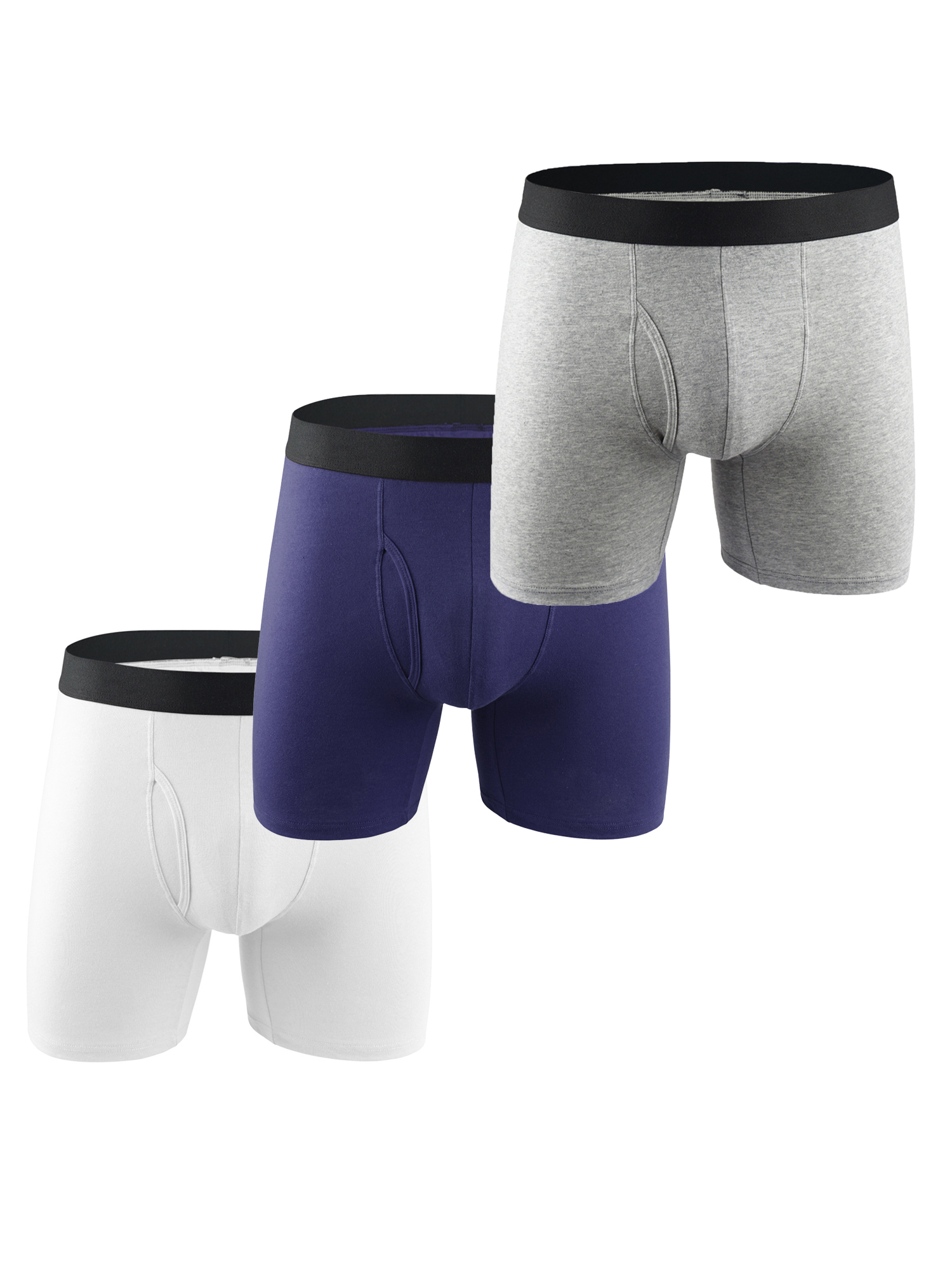 solid color boxer shorts