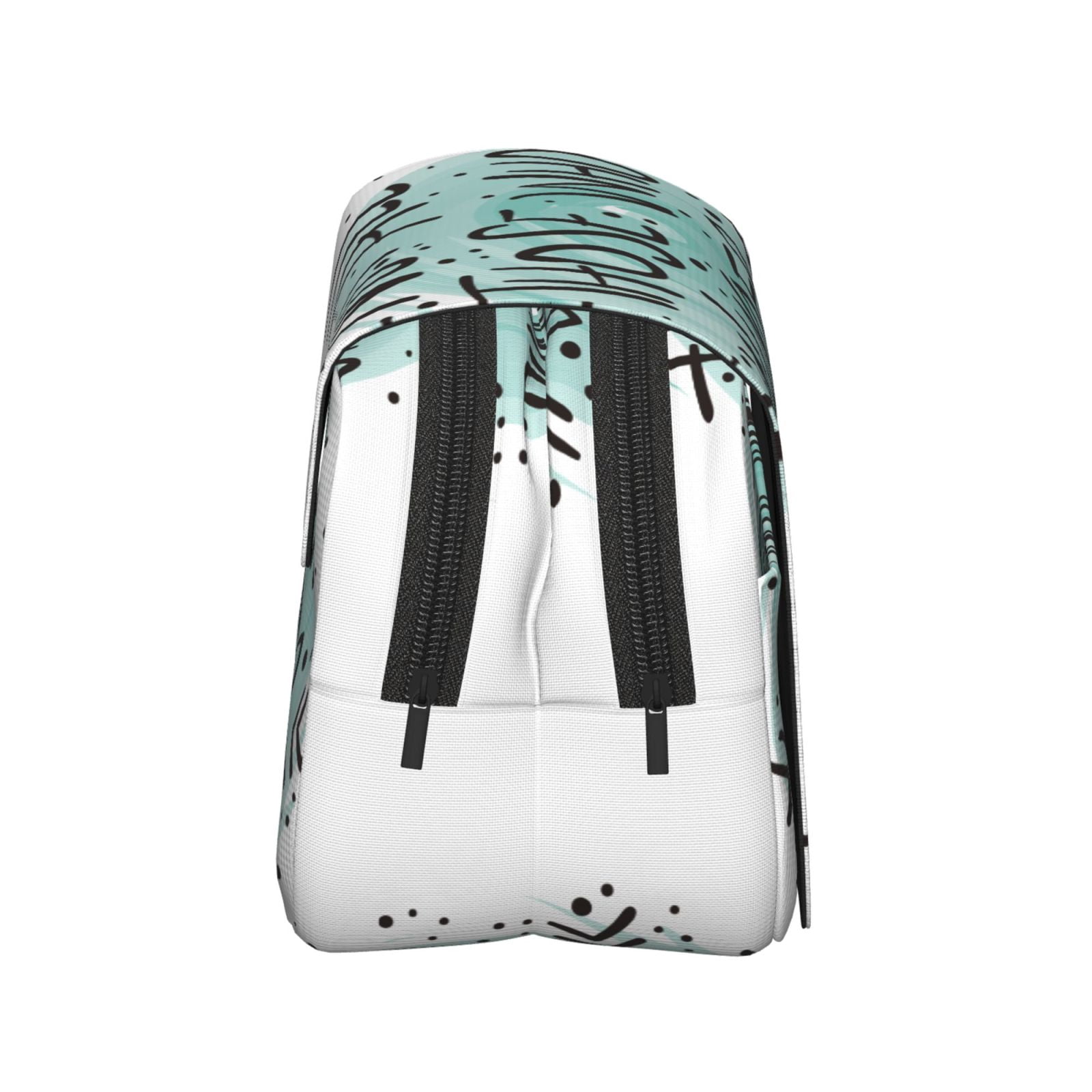Rateoe Not All Who Wander Are Lost1 Pattern Double Clamshell Pen Case, Storage Organizer with Two Zipper Compartments– Holds Up to 50 Pencils & Pens