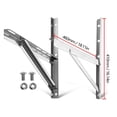 thumbnail image 3 of Amdohai 2pcs Climatiseur en Acier Inoxydable Support de Machine Externe Accessoires de Climatiseur Pliage Combinaison Trépied Support de Climatisation Support de Support, 3 of 8