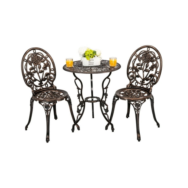 Rose 3Piece Bistro Patio Sets Reviews Outdoor Patio Bistro Sets