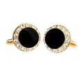 thumbnail image 2 of Gemelos de Negocios Sunnimix Oro 20x20mm Redondo, 2 of 7