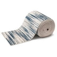 thumbnail image 2 of Well Woven Custom Size Runner - Choose Your Length - Sevvina Blue & Ivory Zig-Zag Stripes Distressed 31 Inches Wide x 13 Feet Long Runner (31" x 13' Runner) Rug, 2 of 5