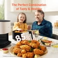 thumbnail image 4 of COSORI Air Fryer Pro LE - Freidora de aire de 5 cuartos de galón, con 20 forros de papel, 10 funciones que se secan, hornean, asan y precalientan, recordatorio de agitación, hasta 450 °F, 85% menos, 4 of 5