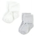 thumbnail image 5 of Hudson Baby Infant Boy Cozy Chenille Newborn and Terry Socks, Blue Star, 6-12 Months, 5 of 6