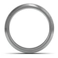 thumbnail image 4 of Men's Brushed Tungsten Ring with Beveled Edges, 4 of 4
