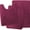 Burgundy, variant on 3-Piece Non-Slip Bathroom Rug Set – Ultra-Absorbent Coral Fleece Mats for Toilet, Vanity & Wet Floors, Machine-Washable Anti-Skid Bath Mats&nbsp;
